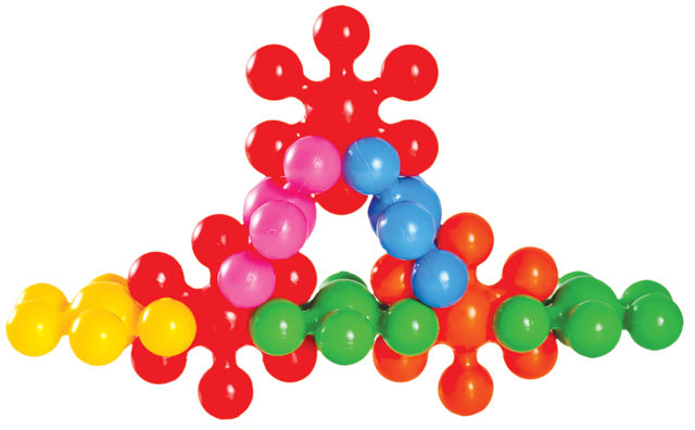 Funskool Star Links Multicoloured Interlocking Learning Educational Blocks