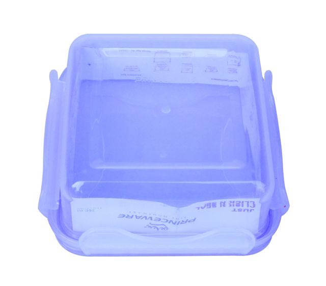 Princeware Click N Seal Square Container 260 ml | 105 x 105 x 47 Mm