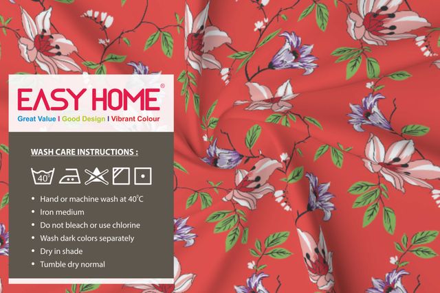 Superspun 120 Tc-Cotton Rich-Easy Home- Dbl- 220 x 240- D:23119 - Assorted