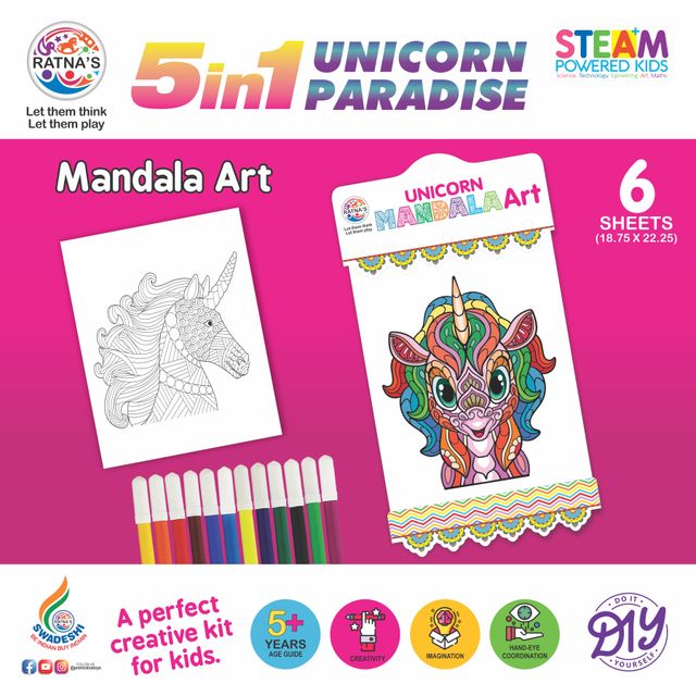 Ratna's 5 In 1 Unicorn Paradise | Assorted