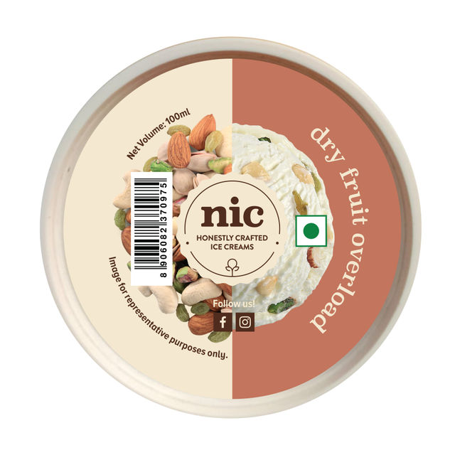 NIC Dryfruit Over Load Ice Cream Cup 100 ml Combo