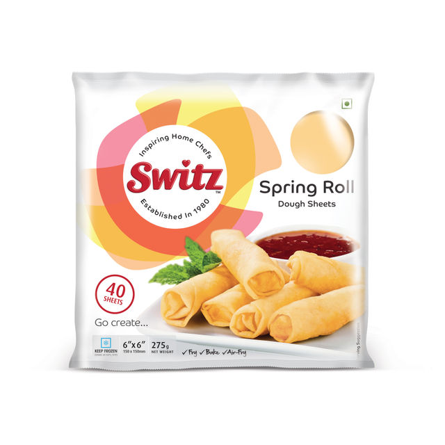 Switz Spring Roll Sheets 6 X 6 - 40 Sheets