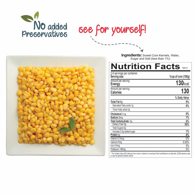 Tadaa Sweet Corn Kernels Peri Peri