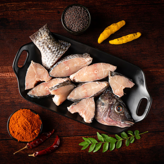 Relish Tilapia Curry Cut With Head