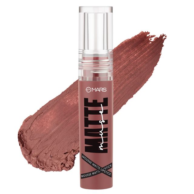 MARS Cosmetics Matte Muse Mousse Lipstick (3ml) (05-EMPRESS) with Doe-Foot Applicator