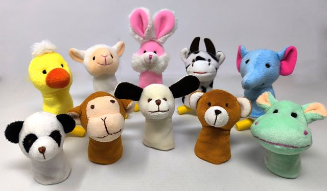 Sterling Finger Puppets Pack Of 10 - Multi