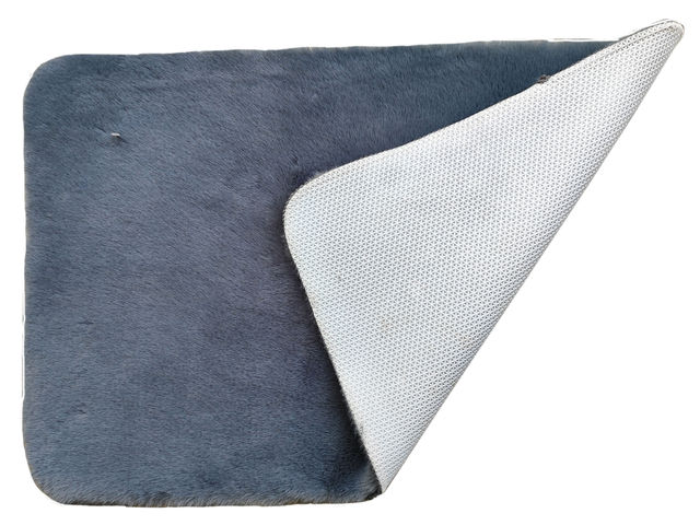 Elegant Weavers Furry Door Mat - Grey 1 pc Combo