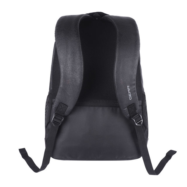 Buy Gear Unisex Solid Artificial Leather 28 L Laptop Backpack