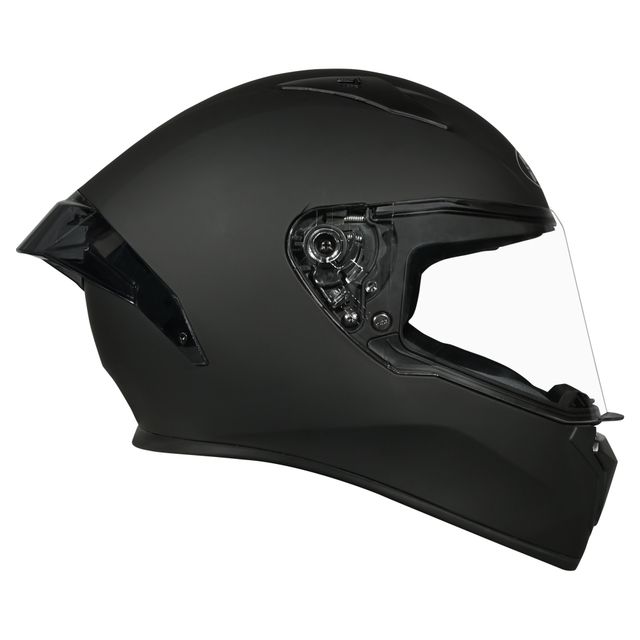 Studds Thunder Full Face Helmet With Spoiler | Matt Black - XL