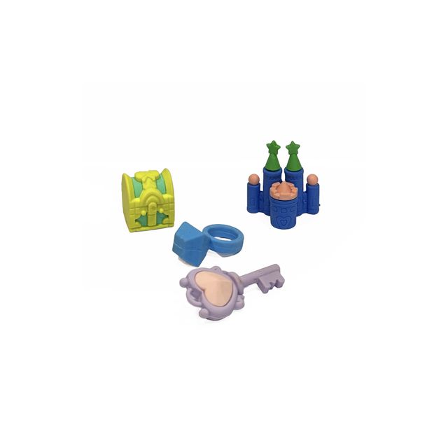 Qips 3D Puzzle Kids Eraser Set - 8-036 Multicolor