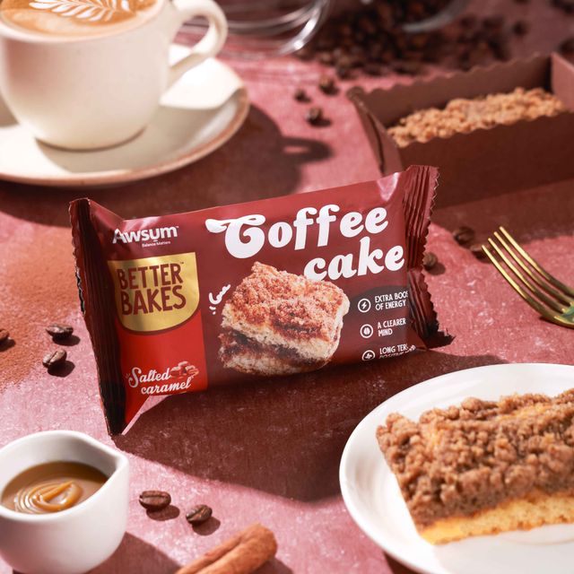 Awsum Beter Bake Coffee Cake Salted Caramel