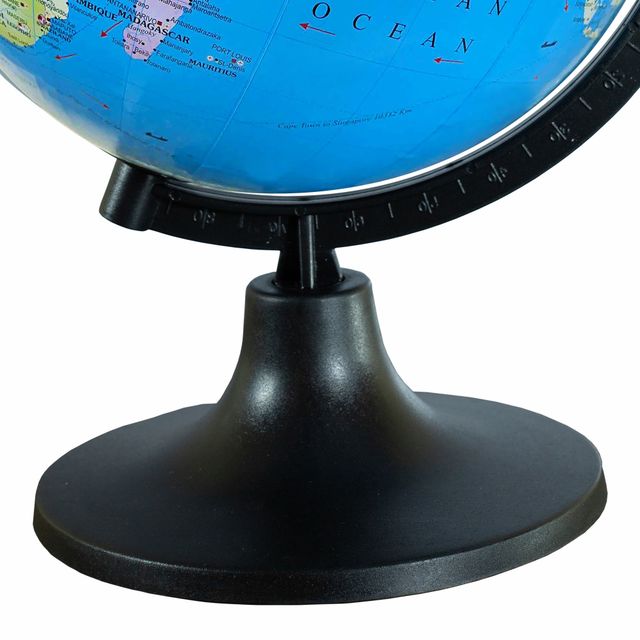 ABK Educational Rotating World Globe 10 Inch Height, 8 inch diameter Rotating