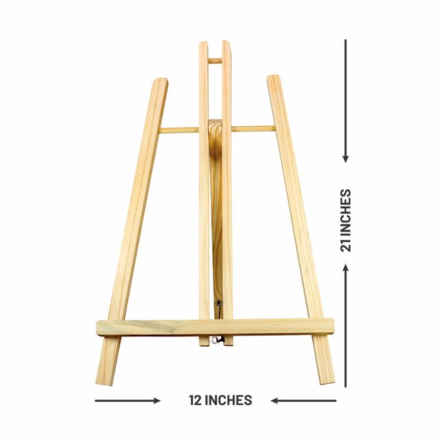 ABK Wooden Easel Stand- Table Top Size - 2ft - 24'' inch