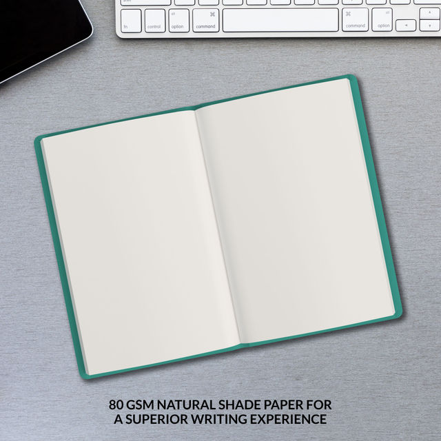 Paperkraft Unruled Debossed PU Notebook (210 x 145mm, 192 Pages)