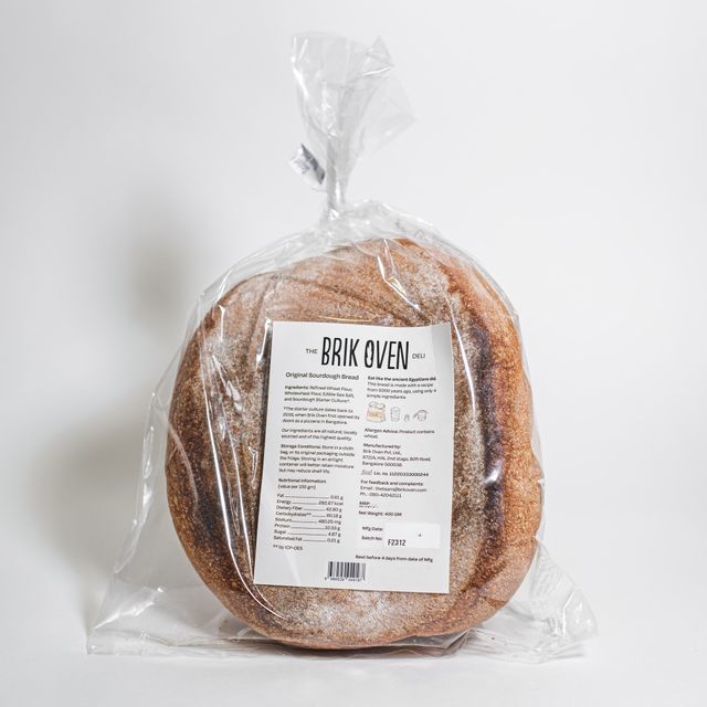 Brik Oven Artisinal Sourdough Bread (400g) & Brik Oven Sour Cream (200g) Combo