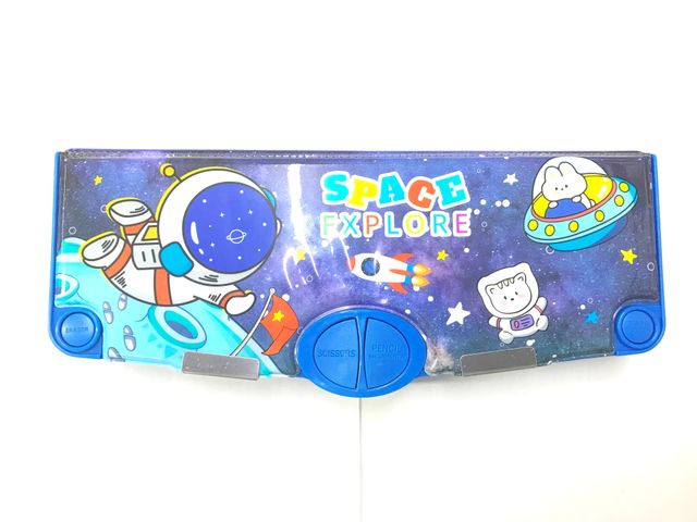Chrome 7035 Magnetic Multifunctional Pencil Box For Kids (Design and Color May Vary)