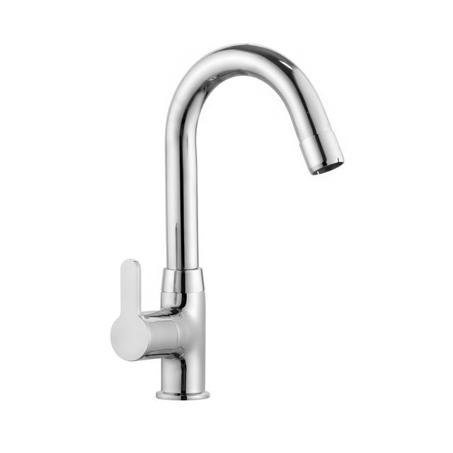 Clayplus Ideal Swan Neck Cock | Faucet | Tap With Flange