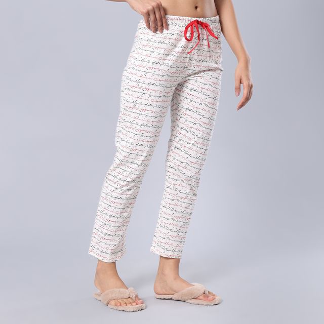 Evolove Women's Pajama White NPJKN1202WE-S