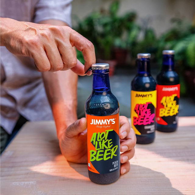 Jimmy's Peach Beer - Non Alcoholic