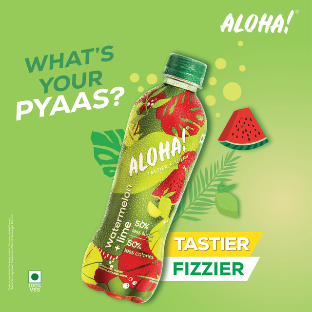 Aloha Flavoured Soft drink - Watermelon Lime 300 ml Combo