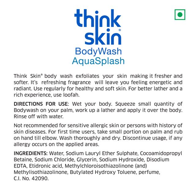 Think skin bodywash Aqua splash 250ml