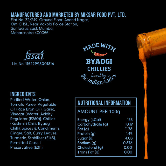 NAAGIN Indian Hot Chilli Spicy Sauce - The 65