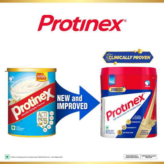 Protinex Creamy Vanilla Nutritional Drink Mix (Container) 400 g X 2 Combo