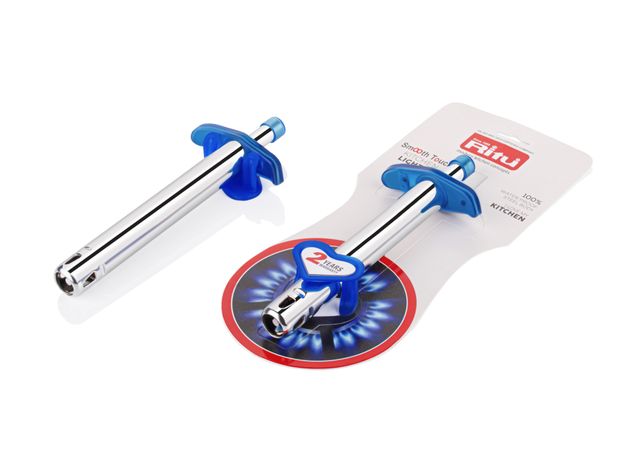 Ritu Gas Stove Lighter with Hanging Stand | Colour May Vary