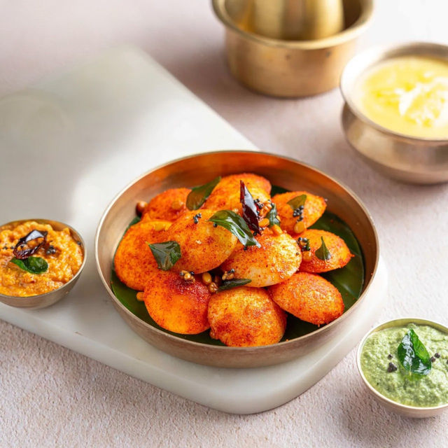 Mini Ghee Podi Idli