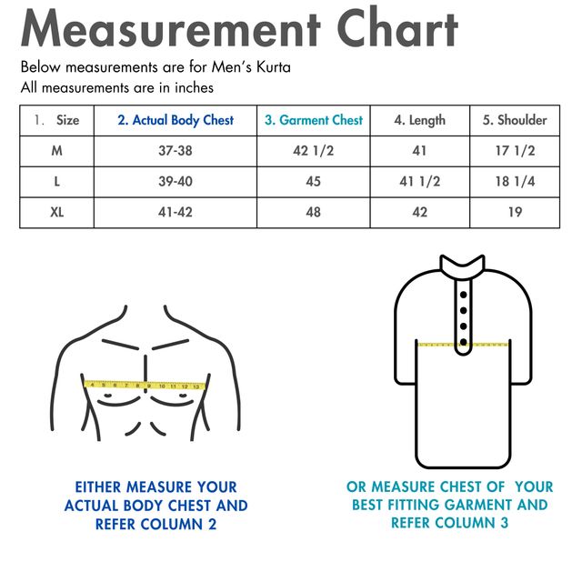 EQL Men's Cotton Linen Button Placket Long Kurta for Men | White - L