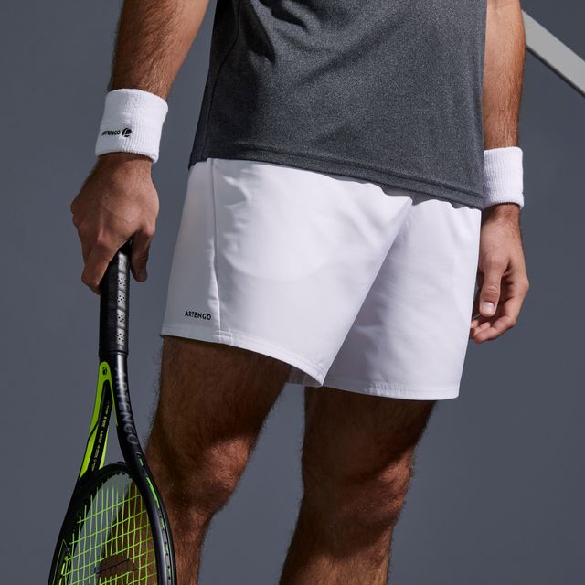 Decathlon Men Tennis Quick Dry Shorts - White | 2XL