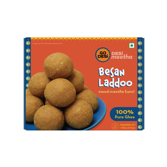 Besan Laddoo | With Ghee | Laddu | Sweets by GO DESi