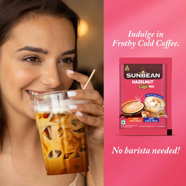 Sunbean Café Mix - Hazelnut Café Style Coffee