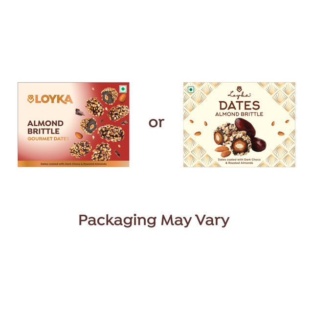 Loyka Almond Brittle Gourmet Dates Box 100 g Combo