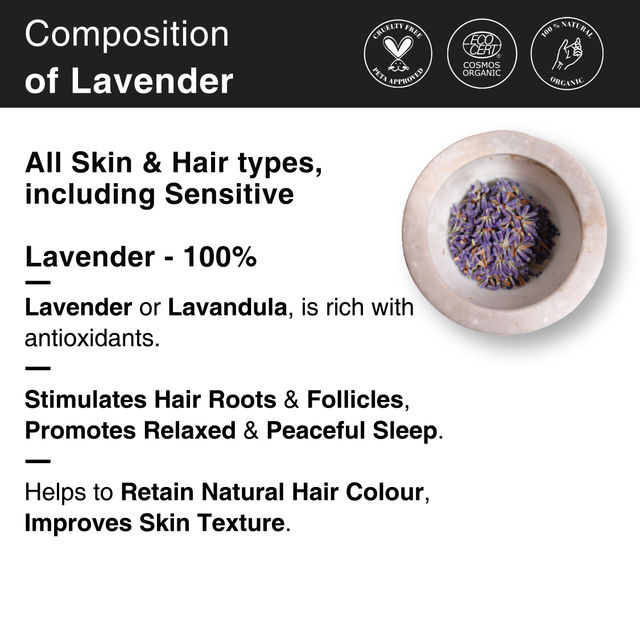 Soulflower Lavender Bath Salt For Muscle Relief & Relaxation(500gms) & Soulflower Lavender Essential Oil(15ml) Combo