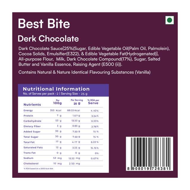 Nova Nova Best Bite- Dark Chocolate
