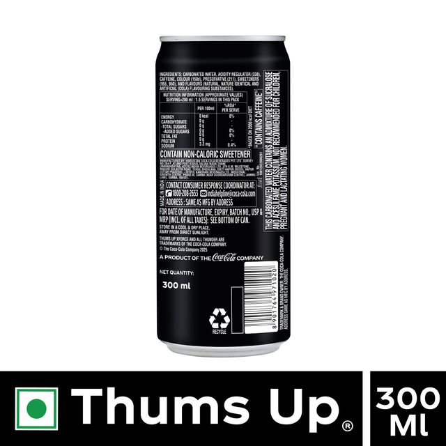 Thums Up X Force | Zero Sugar