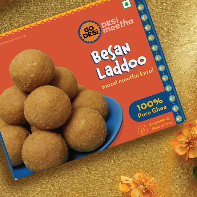 Besan Laddoo | With Ghee | Laddu | Sweets by GO DESi
