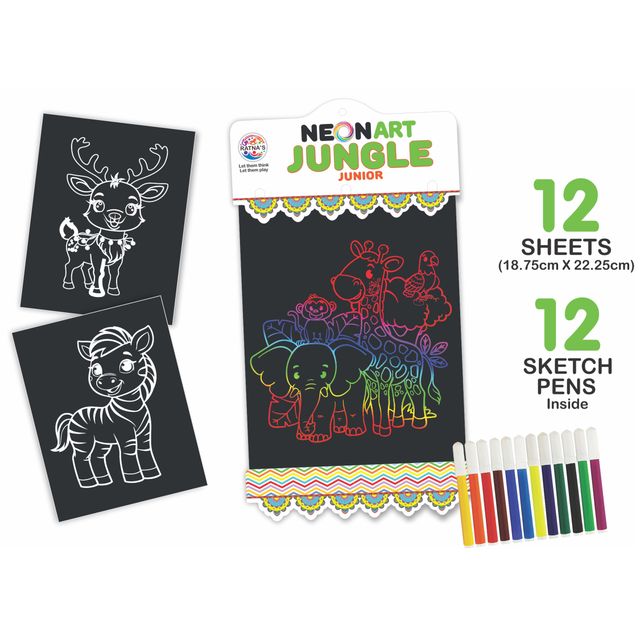 Ratna's Neon Art Jungle Jr 0xc001b6d2e8 (Assorted)