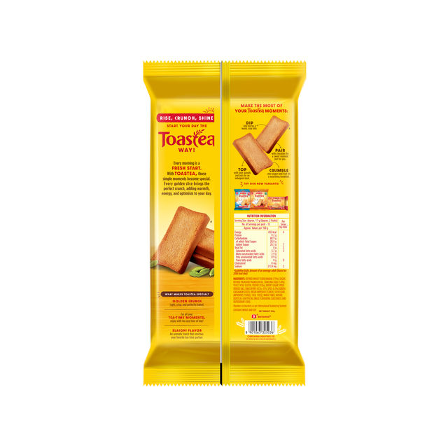 Britannia Toastea Bake Elaichi Rusk | Trans Fat-free