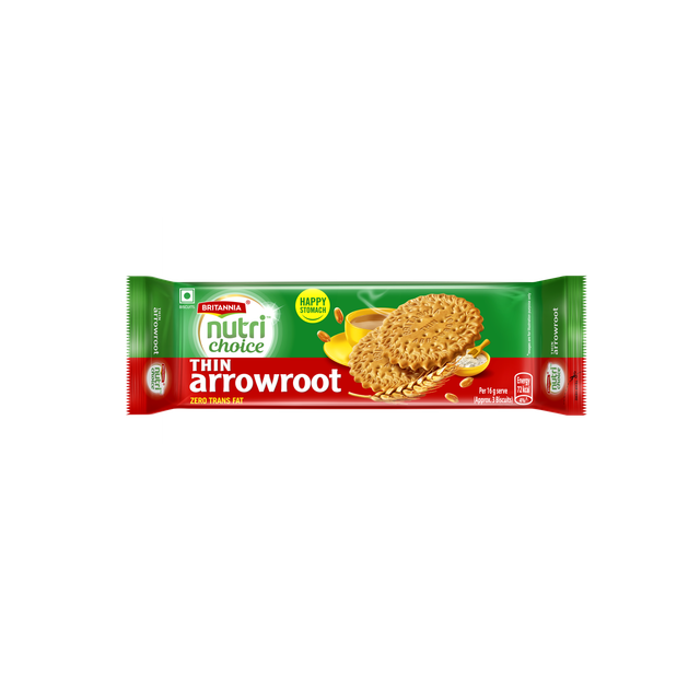Britannia NutriChoice Thin Arrowroot Biscuits 300 g Combo