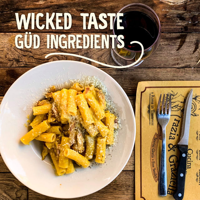 Wickedgud Rigatoni Pasta Made With Durum Wheat