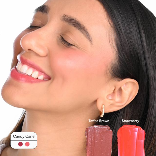 Gush Beauty 2 In 1 Hydrating Lip And Cheek Tint And Blush - Candy Cane