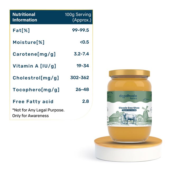 Doodhvale Farms Shuddh Cow Desi Ghee