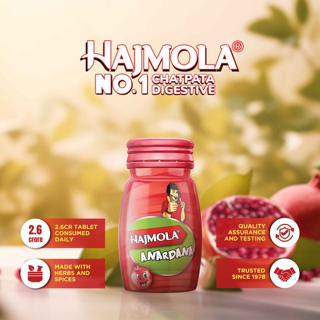 Dabur OTC Hajmola Anardana Digestive Tablets