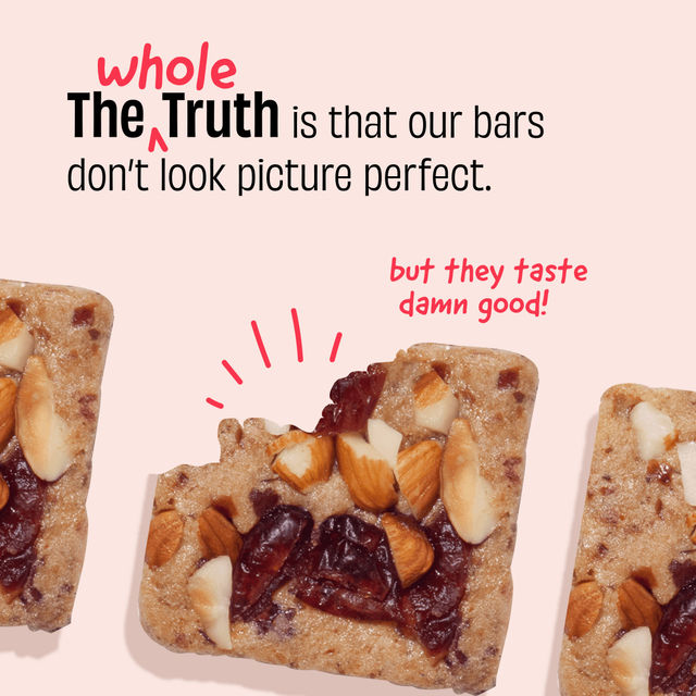 The Whole Truth Cranberry Protein Bar 27 g Combo