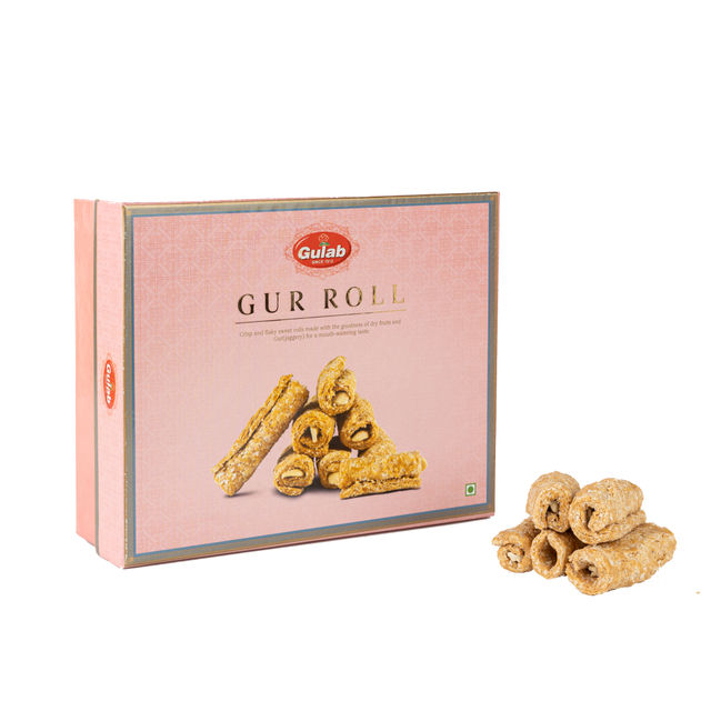 Gulab Wala Gur Roll Gajak