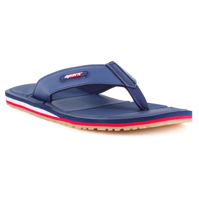 Sparx Men's Slippers SFG-597 - Navy and Red | UK 10