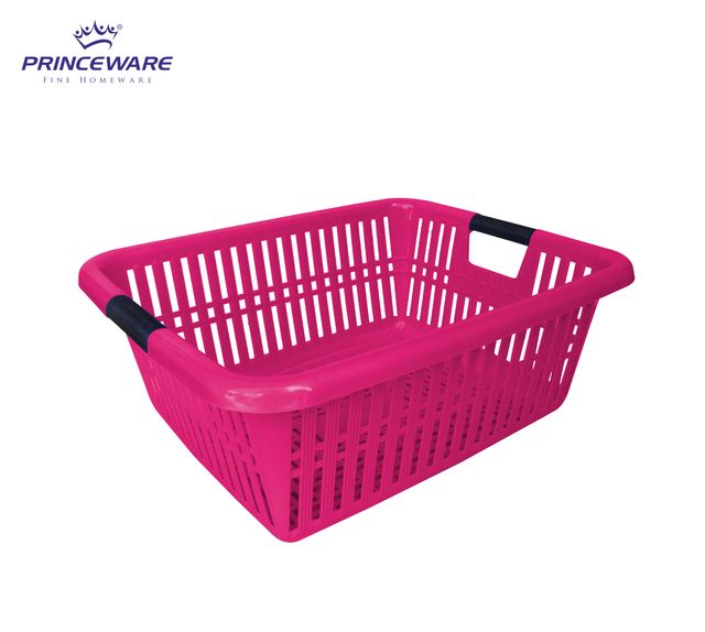 Princeware Kitchen Tray, Fruit Basket No. 3 | 525 x 403 x 169 mm | Pink
