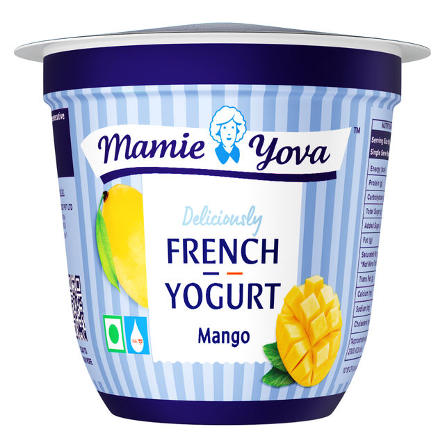 Mamie Yova Deliciously French Fruit Yogurt Mango(90 gms), Mamie Yova Yopop Yogurt Drink Pinacolada(125 ml) 